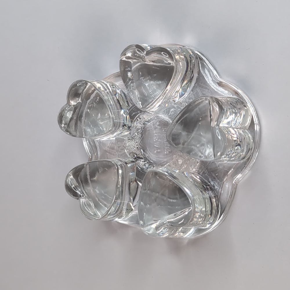 Heart Shape Glass Tea Warmer